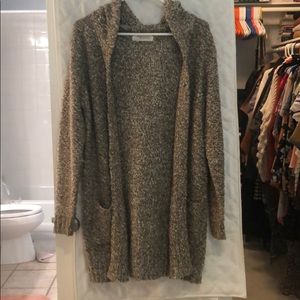 Neutral Hooded Cardigan